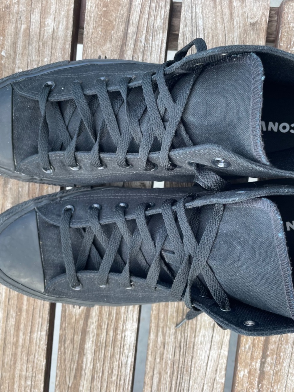 All black converse - Picture 5 of 6